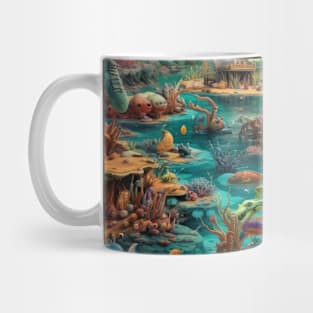 Undersea Cosmos: A Surreal Journey Mug